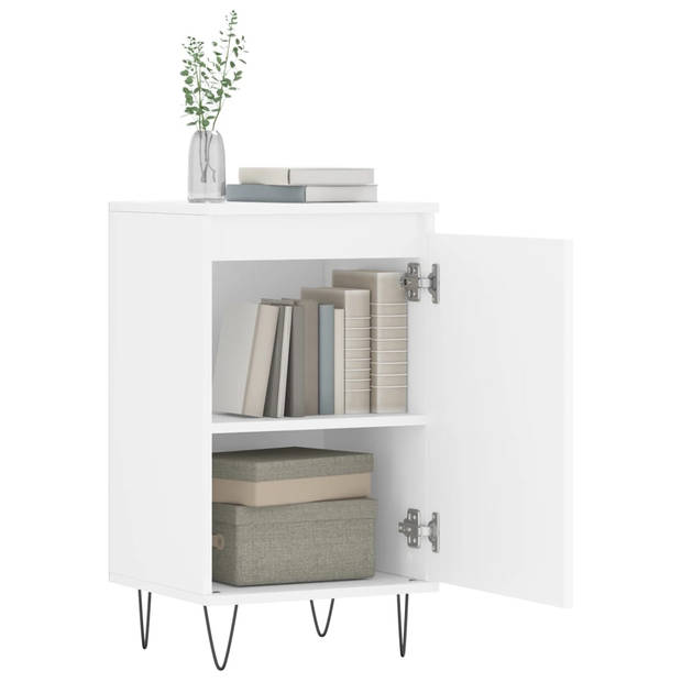 The Living Store Dressoir - Trendy - Meubelen - Afmetingen- 40 x 35 x 70 cm - Kleur- wit