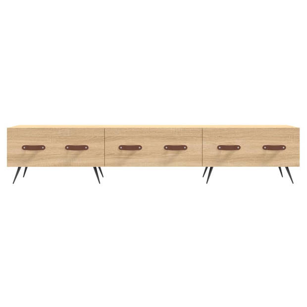 The Living Store Televisiekast Trendy Sonoma Eiken - 150x36x30 cm