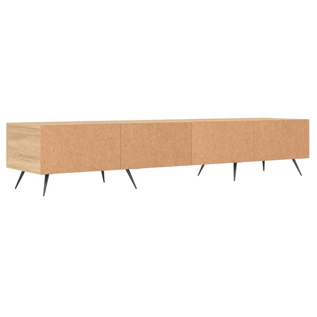 The Living Store Televisiekast Trendy Sonoma Eiken - 150x36x30 cm