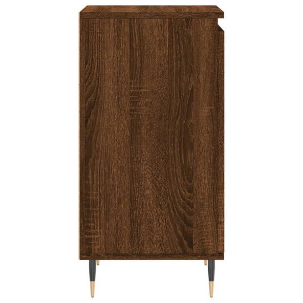 vidaXL Dressoir 40x35x70 cm bewerkt hout bruin eikenkleur