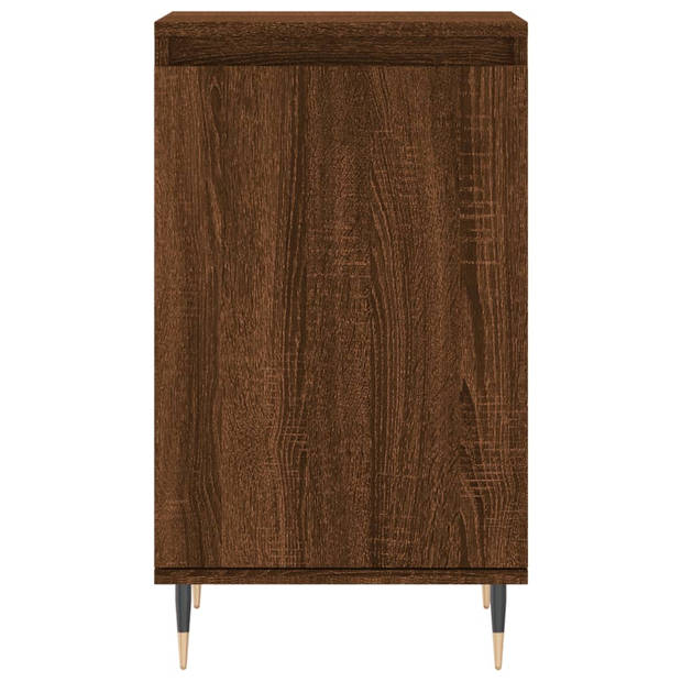 vidaXL Dressoir 40x35x70 cm bewerkt hout bruin eikenkleur