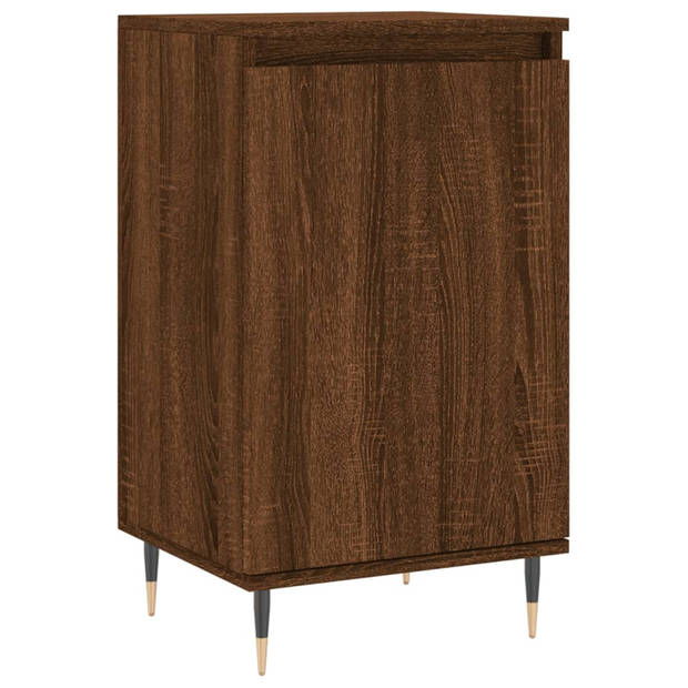 vidaXL Dressoir 40x35x70 cm bewerkt hout bruin eikenkleur