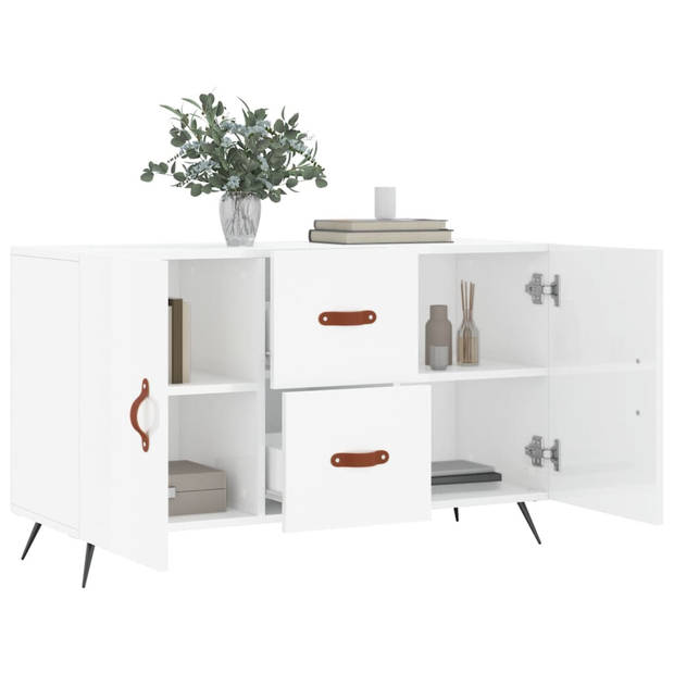 The Living Store Dressoir - Meubelen 100 x 36 x 60 cm - Hoogglans wit