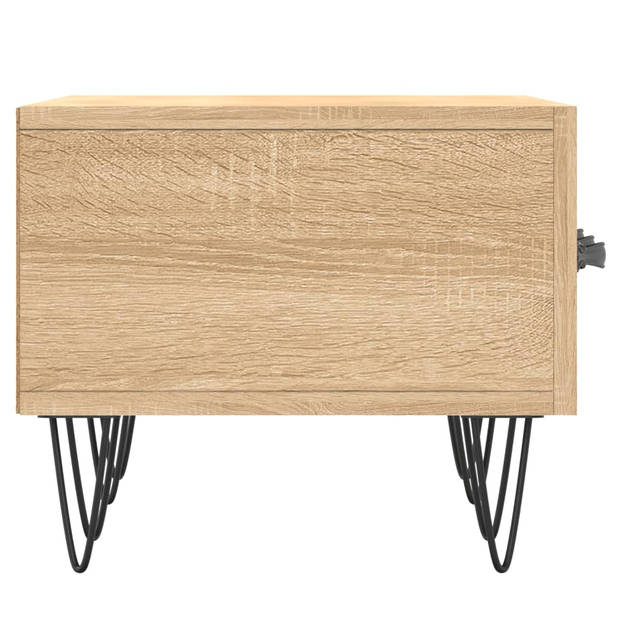 vidaXL Tv-meubel 150x36x30 cm bewerkt hout sonoma eikenkleurig