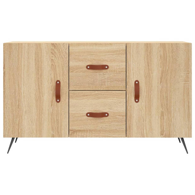 The Living Store Dressoir - Sonoma Eiken - 100 x 36 x 60 cm - Duurzaam Hout en Metaal