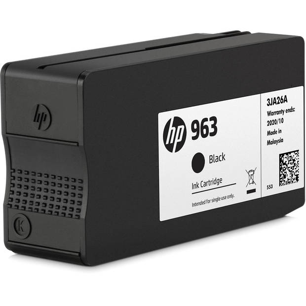 HP inktcartridge 963, 1.000 pagina's, OEM 3JA26AE, zwart