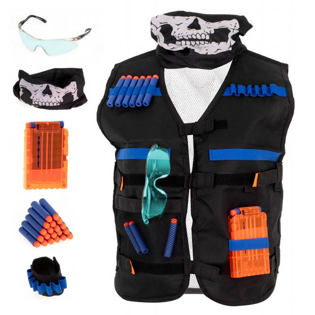 Tactisch accessoire-vest geschikt voor NERF+ draagraketaccessoires en pijltjes