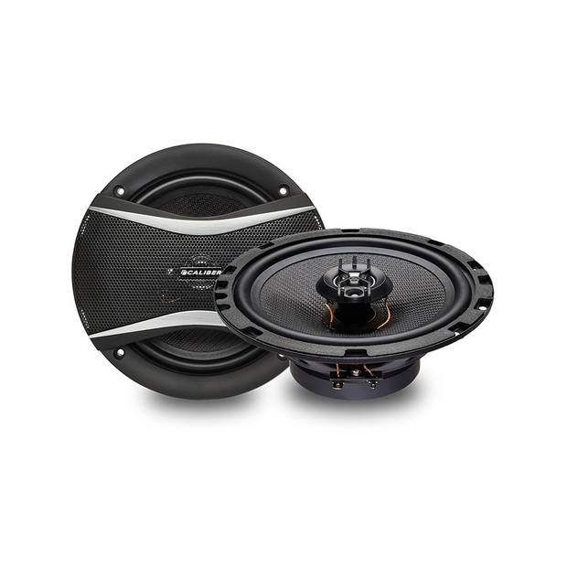 Caliber Autospeakers - 16,5 Cm Speakerset - 30 Mm Mylar Dome Tweeters - 120 W - Coaxiale Luidsprekers (CDS6G)