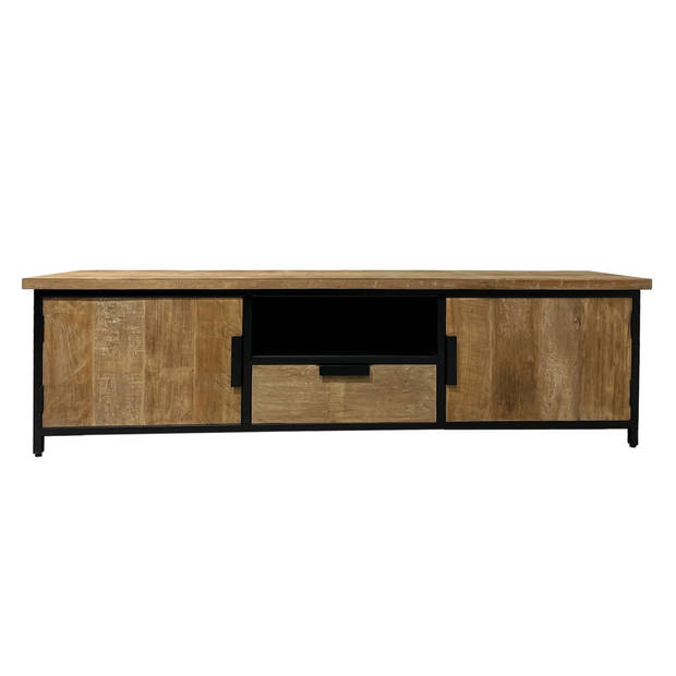 Livingfurn - TV Meubel Tomar 180cm - Teakhout