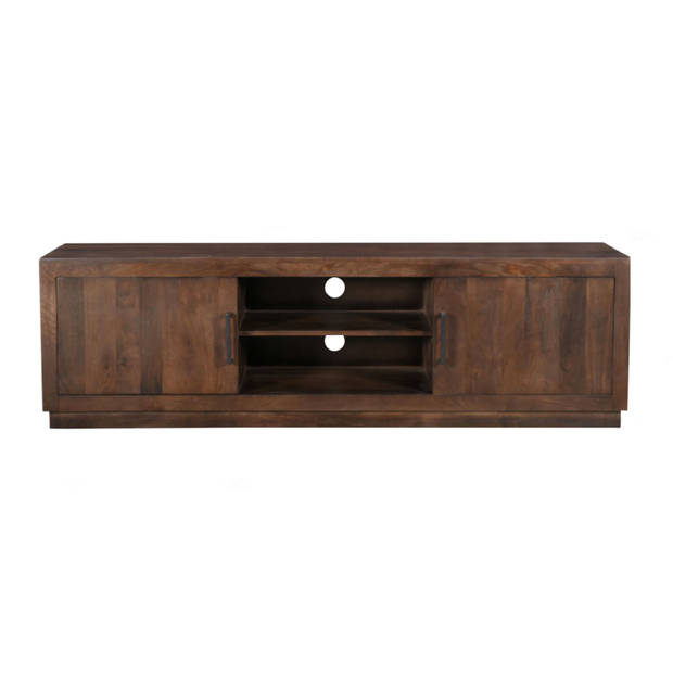 Livingfurn - TV Meubel Jaxx Brown 180cm - Mangohout