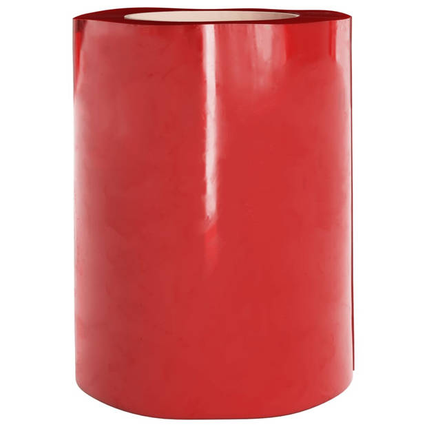 The Living Store PVC Deurgordijn - 300mm x 2.6mm - Rood