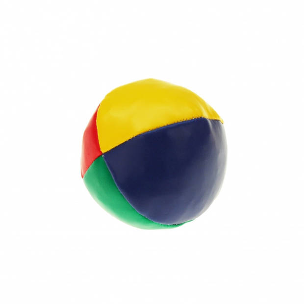 Jongleerballen - 6x - gekleurd - 6,5 cm - microgranulaat - beanbags - Jongleervoorwerpen