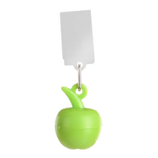 Esschert Design Tafelkleedgewichten appels - 4x - groen - kunststof - Tafelkleedgewichten