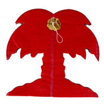 Funny Fashion Hawaii palmbomen thema feestslinger - gekleurd - 400 cm - papier - Feestslingers