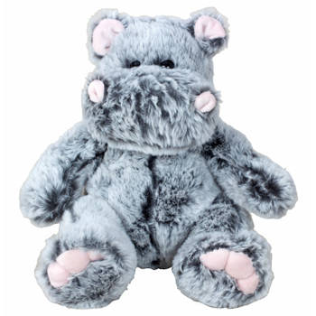 Nijlpaard knuffel van zachte pluche - speelgoed dieren - 26 cm - Knuffeldier