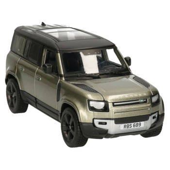 Modelauto/speelgoedauto Land Rover Defender schaal 1:24/21 x 8 x 8 cm - Speelgoed auto's