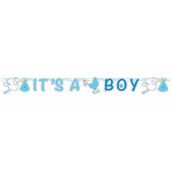 Letterslinger its a boy 170 cm - Feestslingers