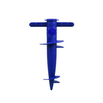 Parasolharing - blauw - kunststof - D22-32 mm x H31 cm - Parasolvoeten