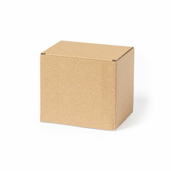 Opbergdoosje/geschenkdoosje - karton -bruin - 12 x 10,6 x 9 cm - cadeaudoosjes