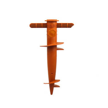 Parasolharing - oranje - kunststof - D22-32 mm x H31 cm - Parasolvoeten