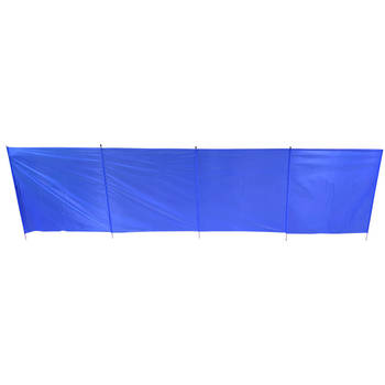 Privacy/windscherm - blauw - 2,25 x 0,5 meter - Strand/camping - Windschermen