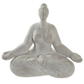 Items Home decoratie beeldje yoga dame - zittend - 27 x 15 x 24 cm - Beeldjes