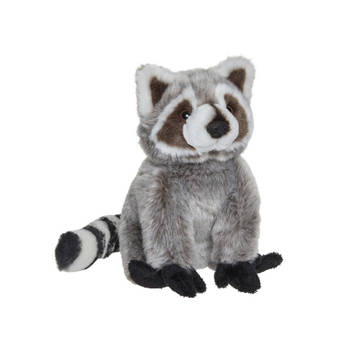 Pluche Wasbeer knuffel van 18 cm - Knuffeldier