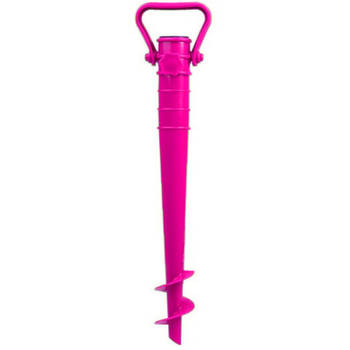 Parasolharing - roze - kunststof - D40 mm x H37 cm - parasolhouder - Parasolvoeten