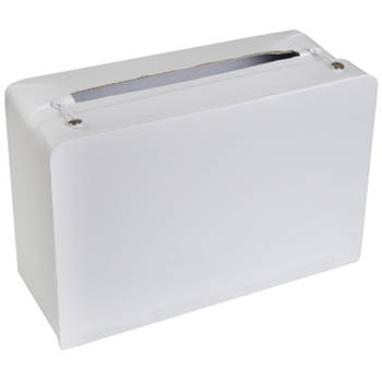 Enveloppendoos koffer - Bruiloft - wit - karton - 24 x 16 cm - Feestdecoratievoorwerp