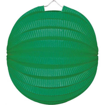 Groene feest lampionnen 22 cm - Feestlampionnen