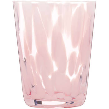 Blokker Soft Shades drinkglas tortoise roze - 36cl