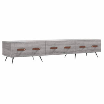 vidaXL Tv-meubel 150x36x30 cm bewerkt hout grijs sonoma eikenkleurig