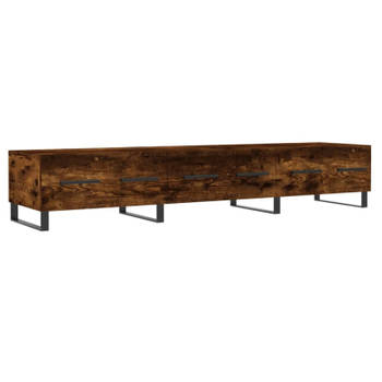 vidaXL Tv-meubel 150x36x30 cm bewerkt hout gerookt eikenkleurig