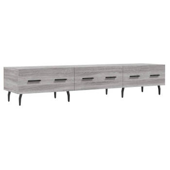 vidaXL Tv-meubel 150x36x30 cm bewerkt hout grijs sonoma eikenkleurig