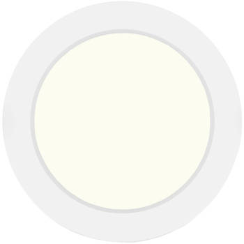 LED Downlight Pro - Aigi Trinko - Opbouw Rond 12W - Natuurlijk Wit 4000K - Mat Wit - Kunststof