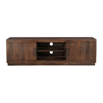 Livingfurn - TV Meubel Jaxx Brown 180cm - Mangohout