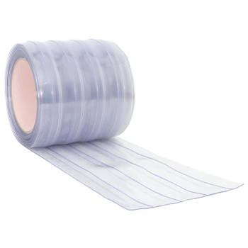 vidaXL Deurgordijn 200x1,6 mm 50 m PVC transparant