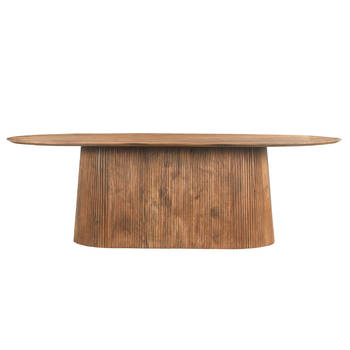 Livingfurn - Eetkamertafel Salvator 300cm - Mangohout