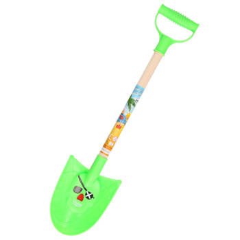 Summerplay Speelgoed piraten schep - voor kinderen - punt - kunststof - groen - 49 cm - Speelgoedschepjes
