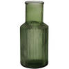 Bloemenvaas Bottle Amazing Green - donkergroen - glas - D10 x H22 cm - Vazen