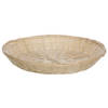 Broodmand rond - bamboe hout - D30 cm - mandje rotan/riet - broodmand