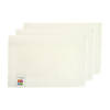 Placemats Hampton - 6x - wit - PVC - 30 x 45 cm - Placemats