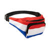 Heuptasje voor volwassenen - Verkleed artikel - Nederlandse vlag kleuren print - Verkleedtassen