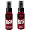 Nep bloed schmink/make up - 2x - spray - 50 ml - Schmink