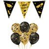 Paperdreams Geslaagd thema party versiering set You did it - Vlaggenlijnen en 18x ballonnen - Feestpakketten