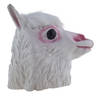 Funny Fashion Dierenmasker/verkleed masker - Lama/Alpaca - latex - volwassenen - Verkleedmaskers