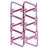 Gerim Kitchen Solutions Tafelkleedklemmen - 8x stuks - roze - kunststof - Tafelkleedgewichten