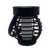 Benson Solar tuinlamp - zwart - LED flame effect - oplaadbaar - D9 x H10,8 cmA - Fakkels