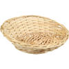 Broodmand ovaal - 24 x 29 x 12 cm - mandje rotan/riet - broodmand