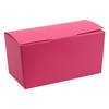 Santex cadeaudoosje/bonbondoosje - 11 x 5 cm - Bruiloft bedankje - 25x stuks - fuchsia/roze - 125 gram - Cadeaudoosjes